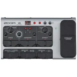 Zoom V6-SP Effektgerät für Gesang mit Kopfhörer (Multieffekt), Effektgerät