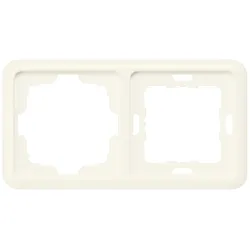 Siemens 5TG1763 DELTA profil silber Rahmen 2-fach, mit großem Ausschnitt, 151x80 mm