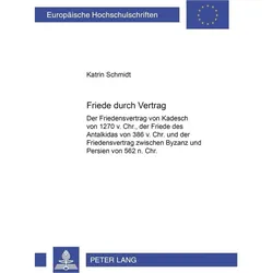 Friede durch Vertrag, Fachbücher von Katrin Schmidt