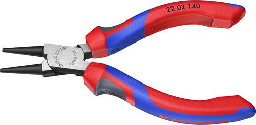 Knipex 22 02 140 Werkstatt Rundzange Gerade Chrom-Vanadium Elektrostahl 140mm