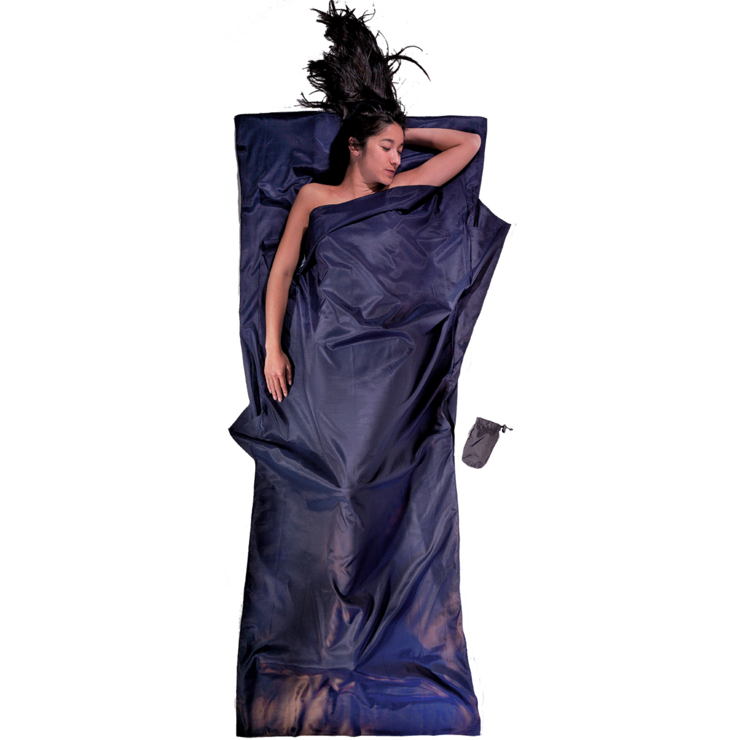 Cocoon TravelSheet Silk/Egyptian Cotton Schlafsack Hüttenschlafsäcke & Inlets lila Größe max. 210cm Trekking Hautfreundlich