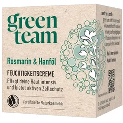 green team Rosmarin & Hanföl FEUCHTIGKEITSCREME 60 ml Creme