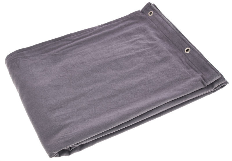 Stairville Curtain 300g/mÂ² 3.0x3.0m DGr Dark Grey