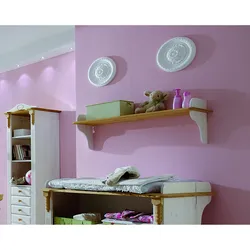 INFANSKIDS »Romantik« Babyzimmer Wandboard gelaugt
