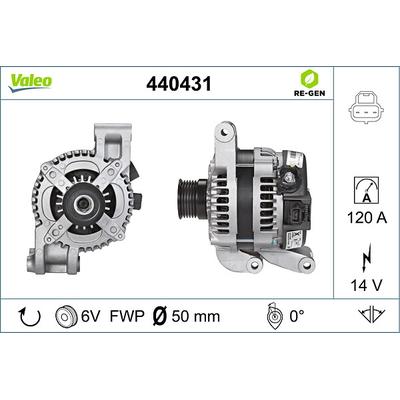 VALEO Generator REMANUFACTURED PREMIUM 440431 für Ford Volvo (CHANGAN) ASIA & OCEANIA