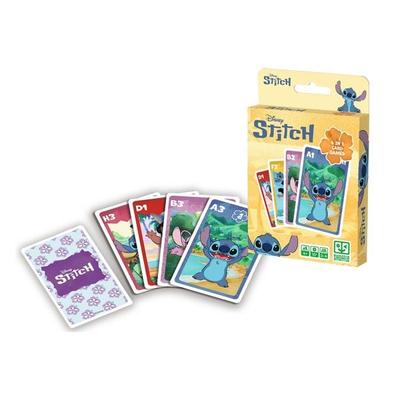 Shuffle 10049718 - Disney Stitch, 4in1 Kartenspiel