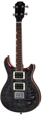Flight Vanguard Tenor E-Ukulele TBK Transparent Black