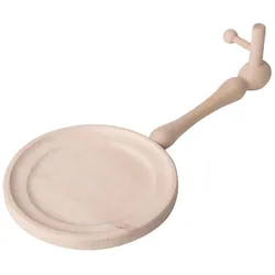Riess Classic Pfannenknecht Profi Holzbrett mit Stiel 20/24cm