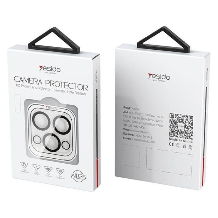 Yesido Lens Protector WB26 iPhone 13 / 13 Mini (1 Stk., Apple iPhone 13, Apple iPhone 13 mini) (65577781)