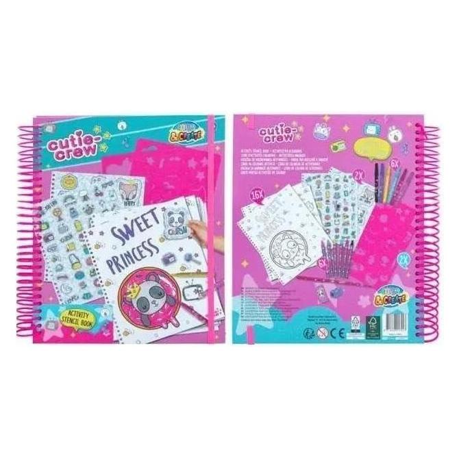 Canenco Cutie Crew-Vorlage für Aktivitäten-Malbuch (49939300)