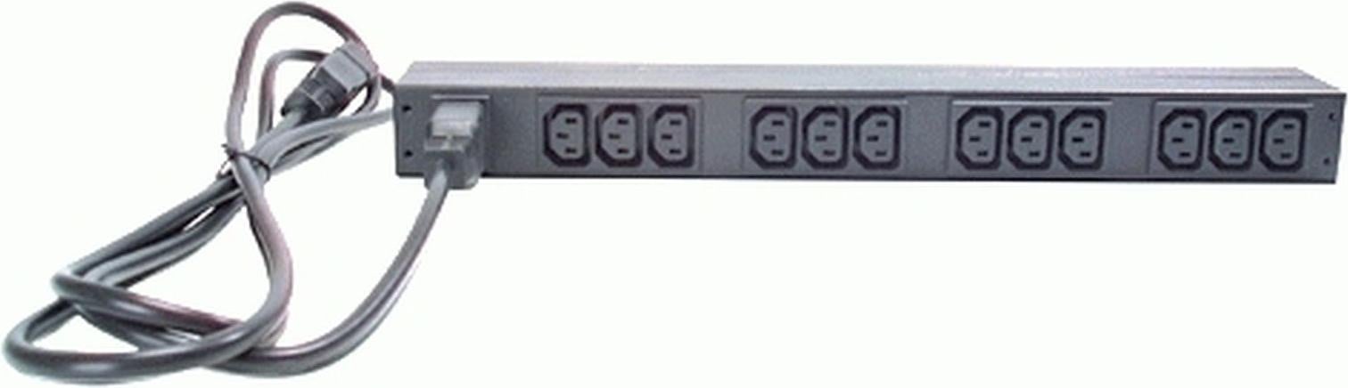 APC Basis PDU voor rackmontage, zwart, met IEC 320 C20 en C13 aansluitingen