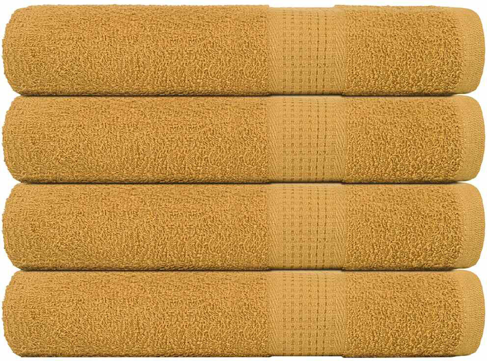 17 Stories Sawiki 100% Cotton Bath Towels Gold Beach Towel