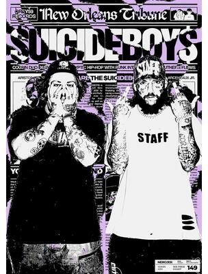 Inspire Select Suicideboys Vintage Canvas Poster Hip Hop Rap Album Wall Art Decor 2 20x28 In Unframed