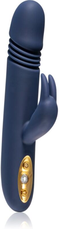 Dream Toys Goddess Collection Zephyros vibromasseur muni d’un stimulateur clitoridien Blue 23 cm