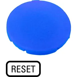 Eaton 218204 Tastenplatte, flach blau, RESET M22-XD-B-GB14  - 10 Stück