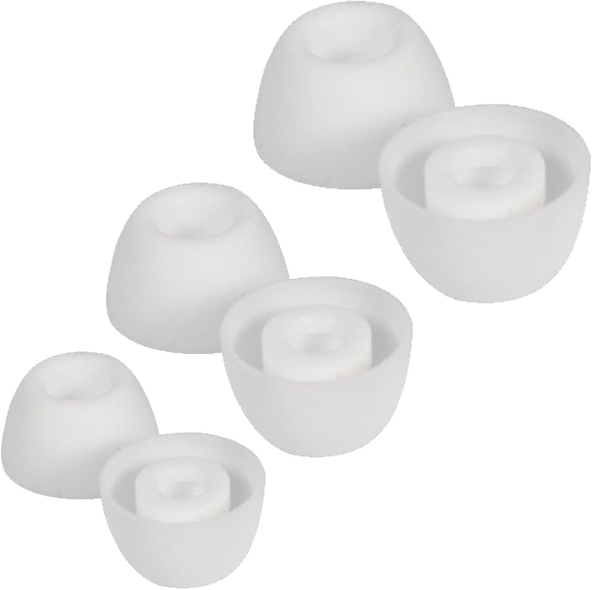 3 paar siliconen oordopjes voor Samsung Galaxy Buds 2 Pro, wit