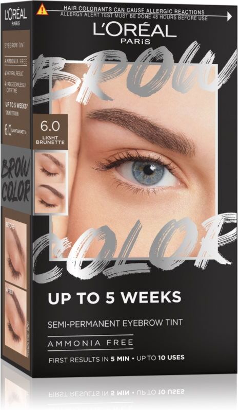 L’Oréal Paris Brow Color brow colour shade 6.0 Light Brunette 1 pc