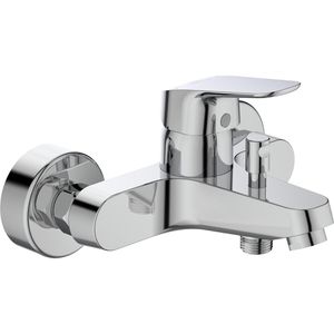 Ideal-Standard Badewannenarmatur Ceraflex B1721AA, aus Messing, mit Einhebelmischer, zur Aufputz-Montage, verchromt