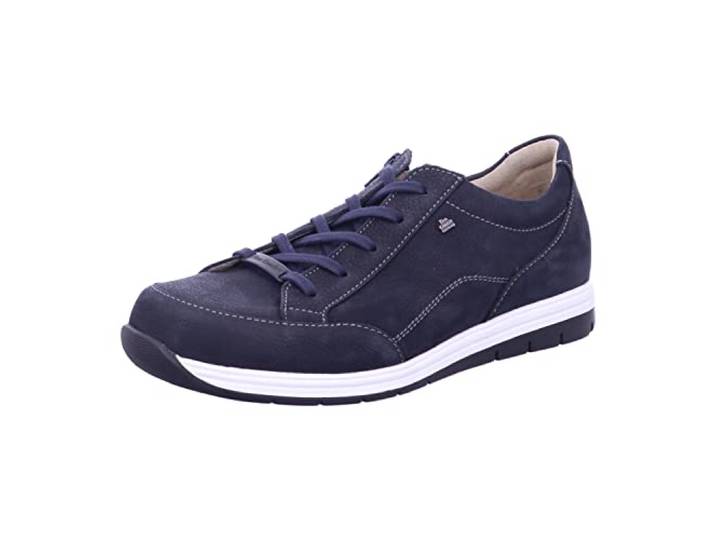 Finn Comfort Herren Schnürhalbschuhe Osorno Halbschuh Nubukleder Freizeit Elegant Schuhe Uni Halbschuh wechselfußbett Leder