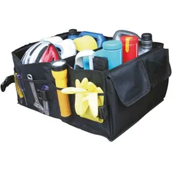 2er-Set Kofferraum-Organizer - Faltbar, wasserdicht, sicher - 50x37x26 cm - Für Auto, Haus & Camping - Ordnung & Sicherheit mit Klettverschluss