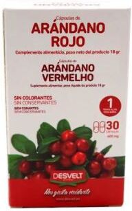Desvelt Cranberry 30 Capsules