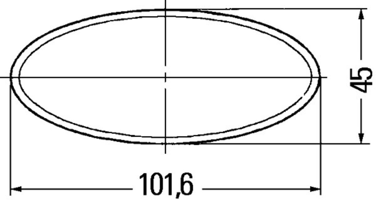 Rückstrahler HELLA 8RA 343 160-002
