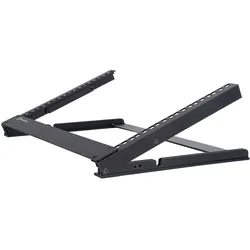 Silverstone SST-RK06U-OF 19 Zoll Desktop-Rack, offener Rahmen - 6U, Serverschrank Zubehör, Schwarz