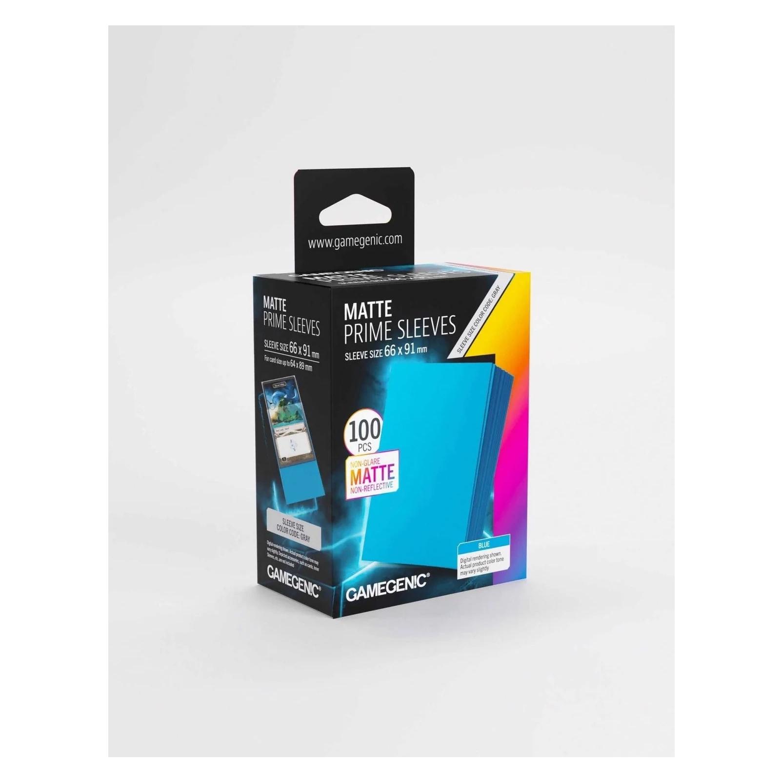 Gamegenic : Matte Prime Sleeves (66x91 mm) - Blue - 100 sztuk (4251715419502-4251715419502)