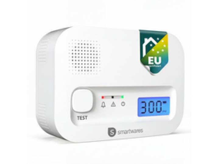 SMARTWARES Détecteur de monoxyde de carbone « FGA-13041 », avec écran LCD.