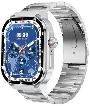 United Bluetooth Call Sport Smart Watch With Heart & Health Monitor silver