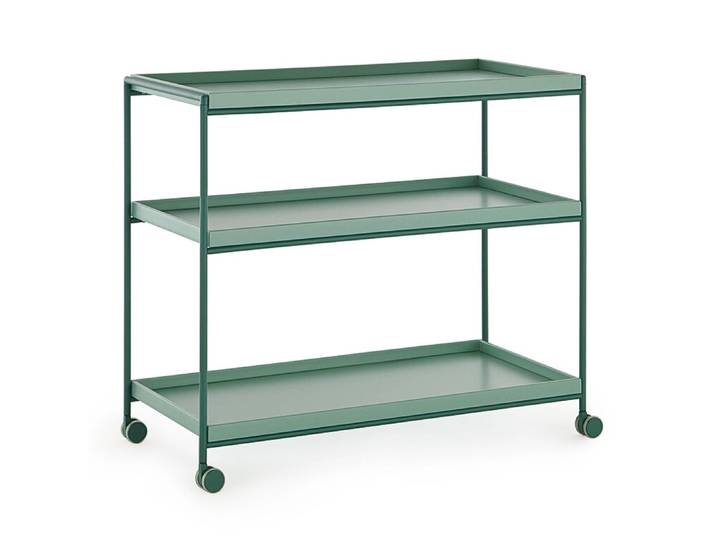 Kartell TRAYS Servierwagen matt lackiert 80x40 cm