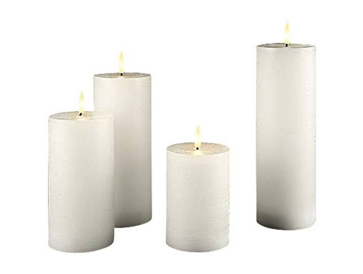 Beleuchtung Magic Candle weiss Kunststoff - LED