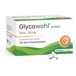 Glycowohl Zink-Komplex 25 mg hochdosierte Kapseln vegan 120 St