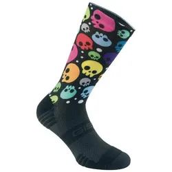 Gist, Unisex, Sportsocken, Skull (38 - 42), Mehrfarbig, Schwarz