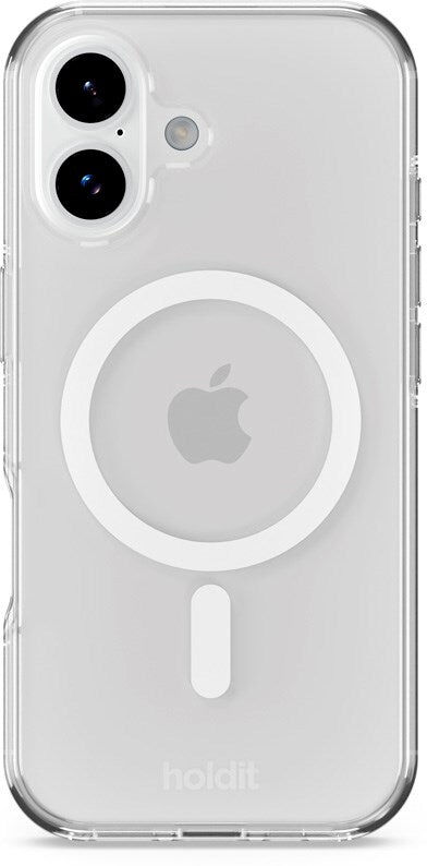 iPhone 17 Holdit MagSafe Cover - Transparent / White