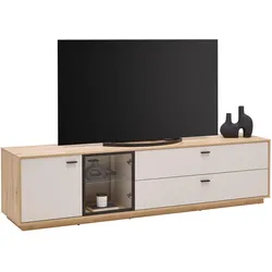 TV-Element Cremona Kaschmir/Eiche Artisan