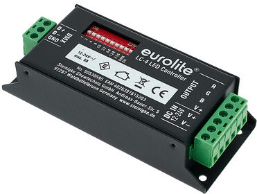 EuroLite LC-4 LED Strip RGB DMX Control Schwarz
