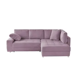 bobb Ecksofa  Arissa de Luxe , lila/violett , Maße (cm): B: 265 H: 84 T: 215.0