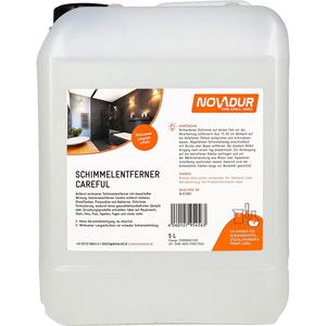 Novadur Schimmelentferner 0802251, Careful, chlorfrei, mit Langzeitschutz, Kanister 5 Liter