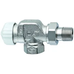 Thermostat-Ventilunterteil V-exact II, Axialform, DN 10