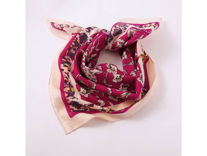 Foulard coton imprimé indien - Blancheporte