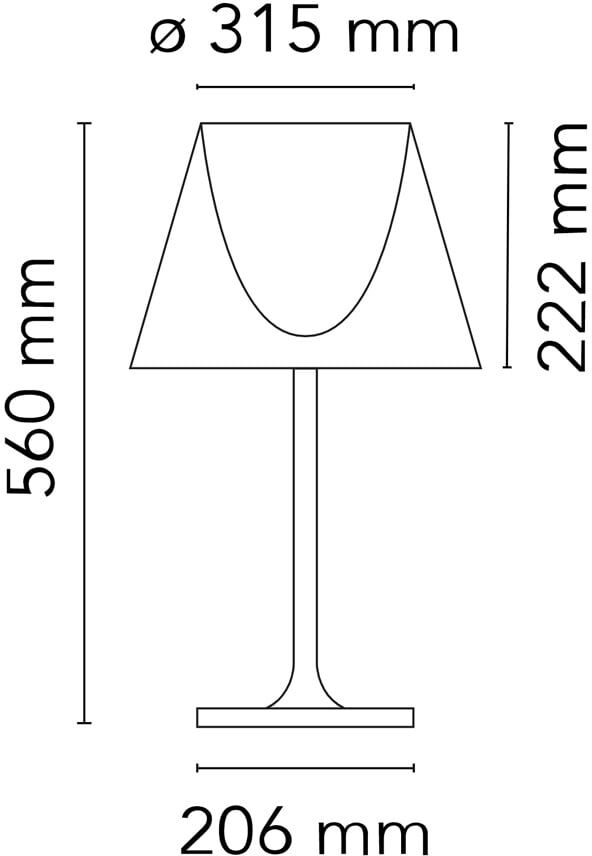 Flos KTribe T1 Glas Tischleuchte