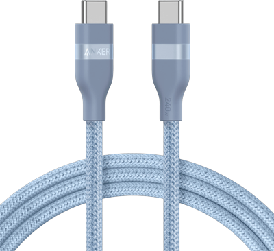 Anker USB-C to USB-C Cable (3 ft / 6 ft, 240W, Upcycled-Braided)