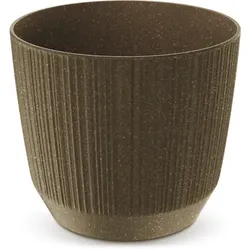 Prosperplast Blumentopf RYFO Eco Wood Kaffee 12,6 cm