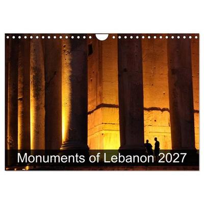Monuments of Lebanon 2027 (Wall Calendar 2027 DIN A4 landscape), CALVENDO 12 Month Wall Calendar