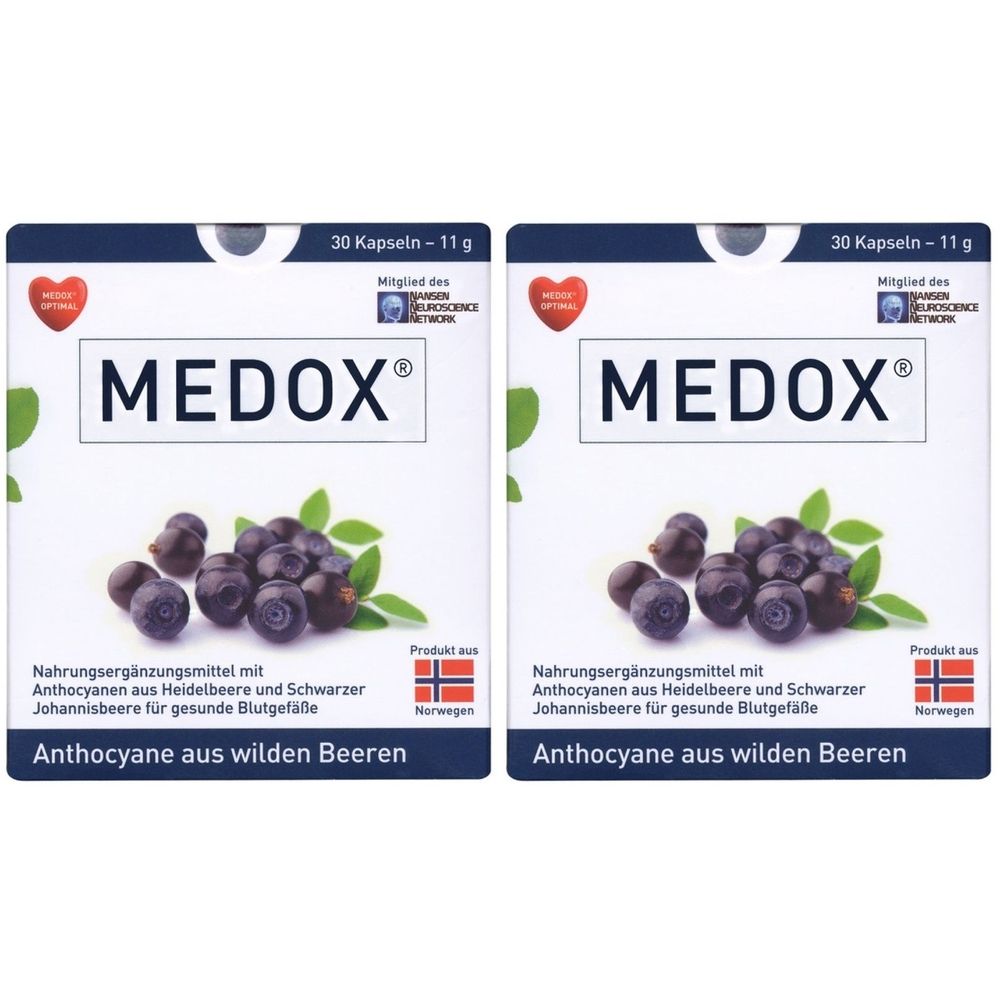 Medox Anthocyane aus wilden Beeren Kapseln 2x 2x30 St