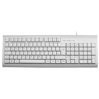 MediaRange Tastatur USB 2.0 mit Chip-Kartenlesegerät weiss