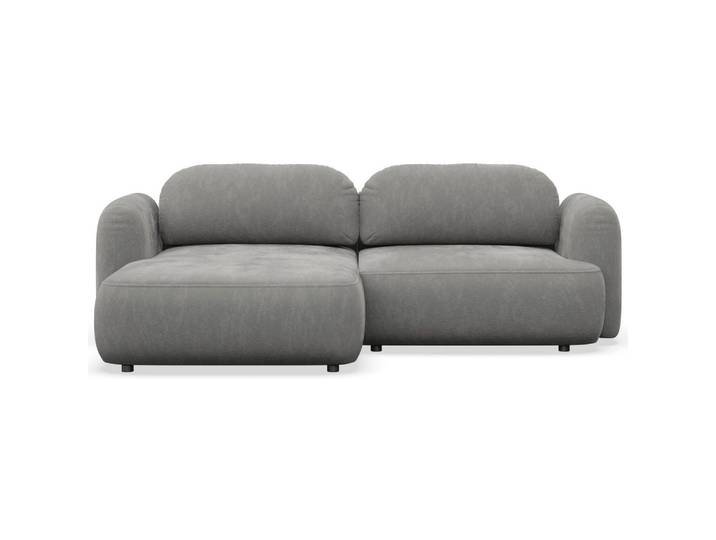 ECKSOFA Tvoya graues Chenille