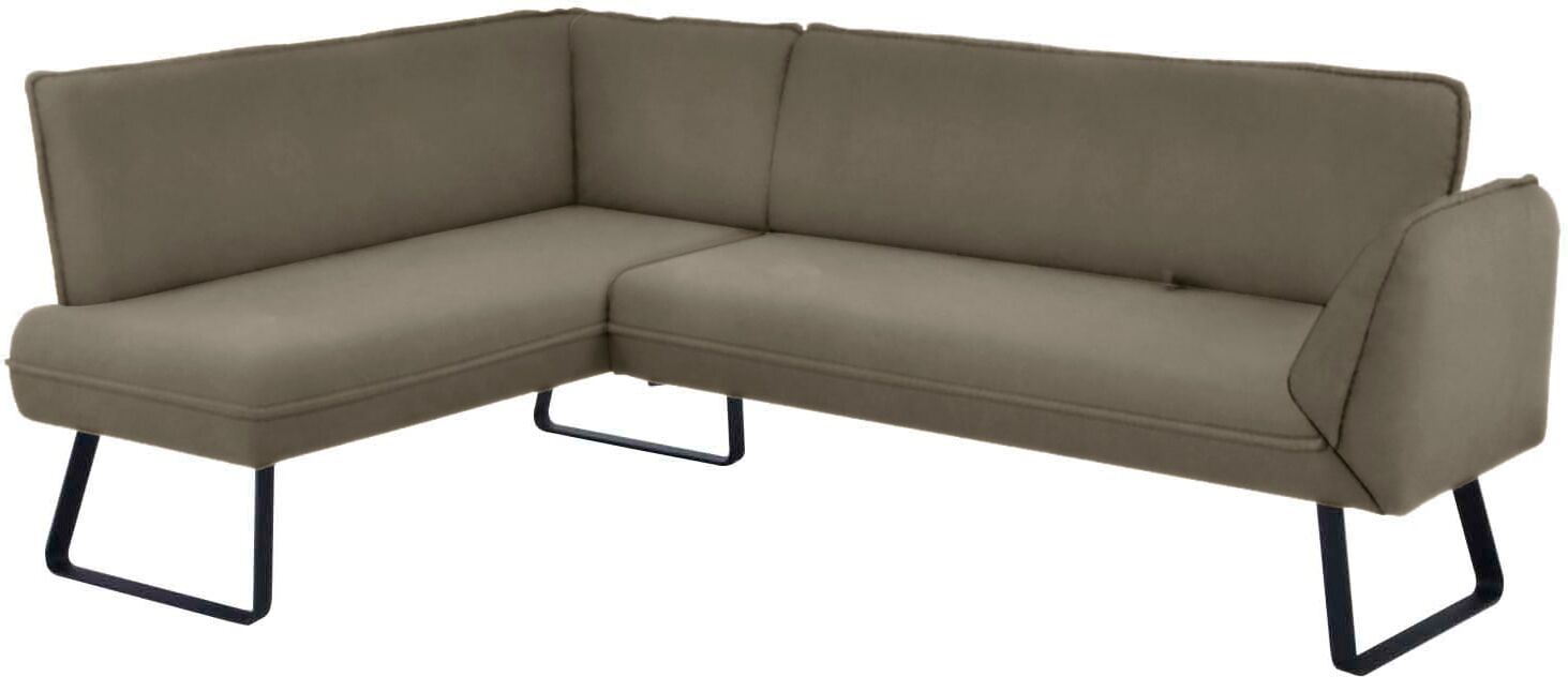 K+W Komfort & Wohnen "Drive" mit Seitenteilverstellung am langem Schenkel zur Sitzplatzerweiterung kaktus 21 B/H/T: 91cm x 68cm, Leder CLOUD, langer Schenkel rechts