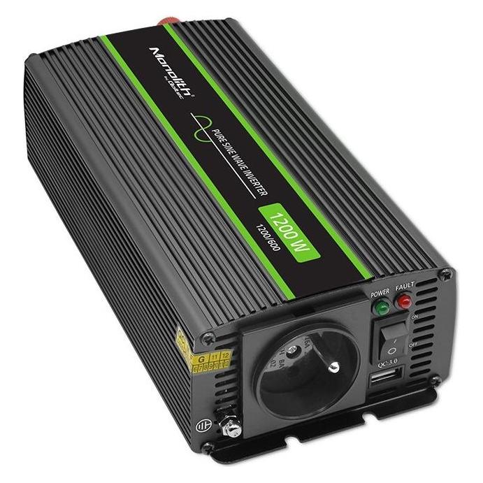 Qoltec Pure Sine Wave Inverter Monolith (51937)